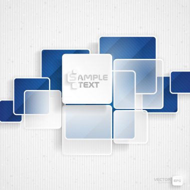 stripes zemin üzerine beyaz kare öğesi