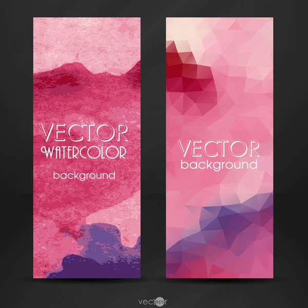 Färgglad abstrakt banner — Stock vektor