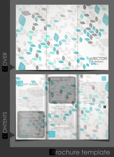 Brochure Template Design. — Stock Vector