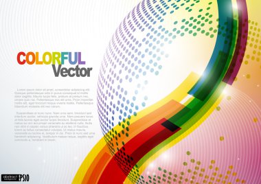 Soyut renkli arkaplan.