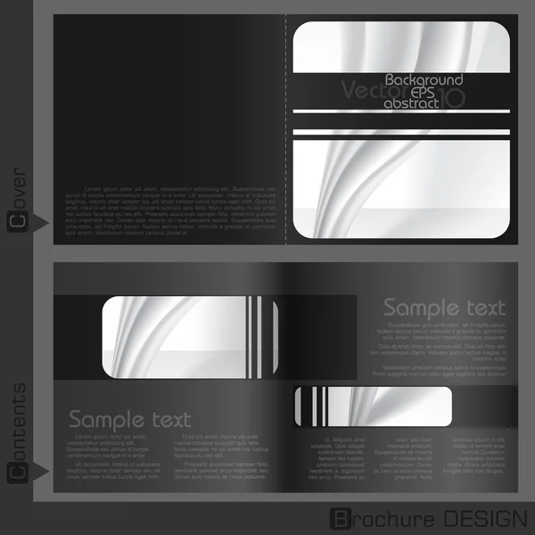 Brochure Template Design — Stock Vector