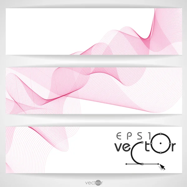 Design de ondas abstratas . — Vetor de Stock