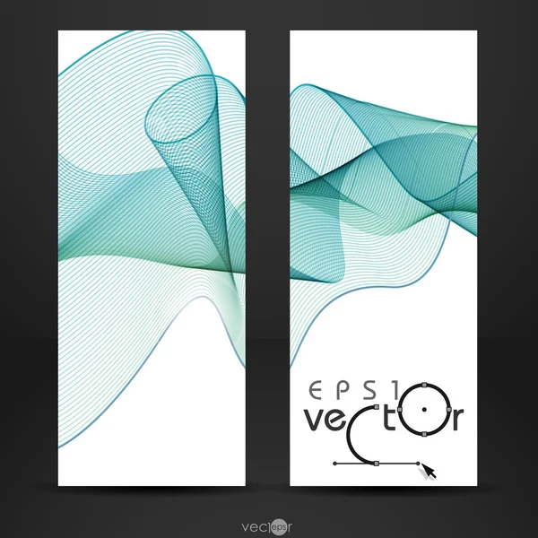 Design de ondas abstratas . — Vetor de Stock