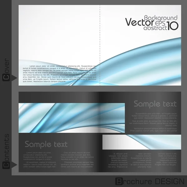 Návrh šablony brožury — Stockový vektor