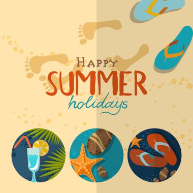 yaz tatili arka plan