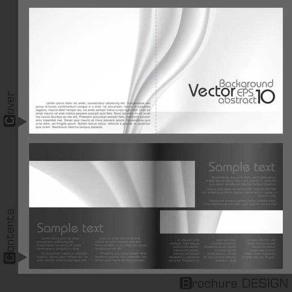 Brochure Template Design — Stock Vector