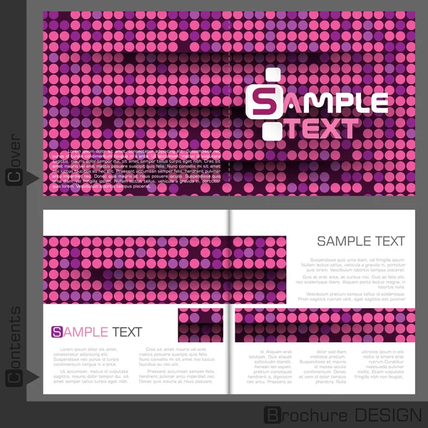 Brochure Template Design. — Stock Vector