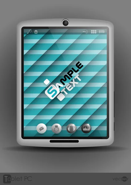 Tablet PC, mobiele telefoon — Stockvector