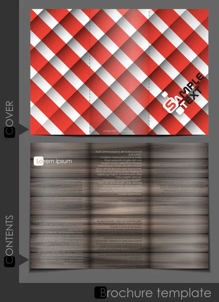 小册子模板设计. — 图库矢量图片