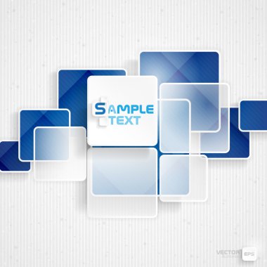 stripes zemin üzerine beyaz kare öğesi