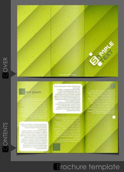 Brochure modello di design — Vettoriale Stock