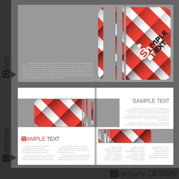 Brochure Template Design. — Stock Vector