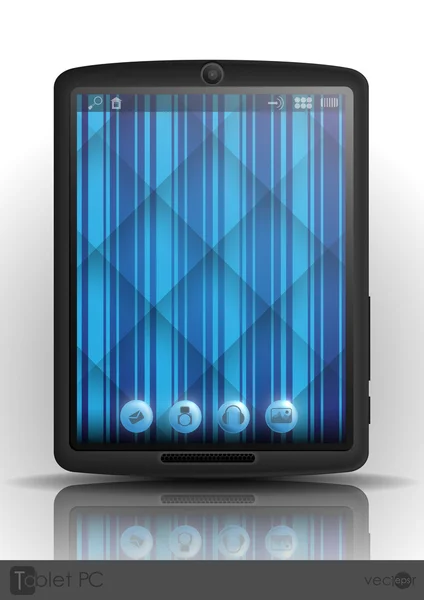 Tablet PC, mobiele telefoon — Stockvector