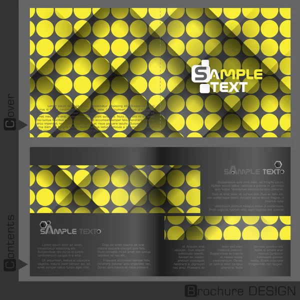 Brochure Template Design. — Stock Vector