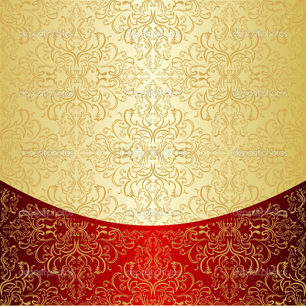 depositphotos_24015691 stock illustration luxury background decorated a gold