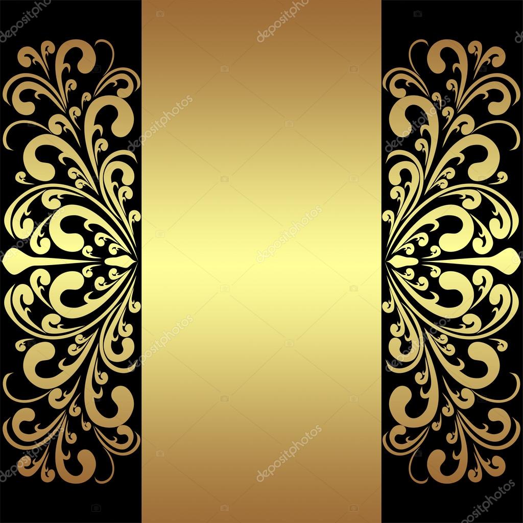 Golden royal wallpaper Vector Art Stock Images | Depositphotos