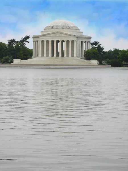 W jefferson memorial — Zdjęcie stockowe