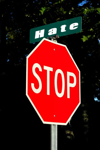 Zatrzymać nienawiści — Zdjęcie stockowe