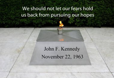 JFK quote on hope clipart