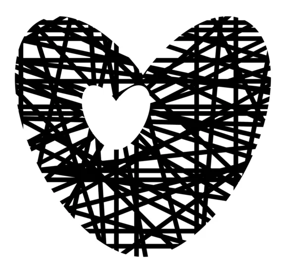 Καρδιά web — Φωτογραφία Αρχείου