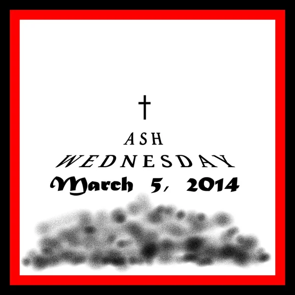 Ash wednesday icon — Stock Photo, Image