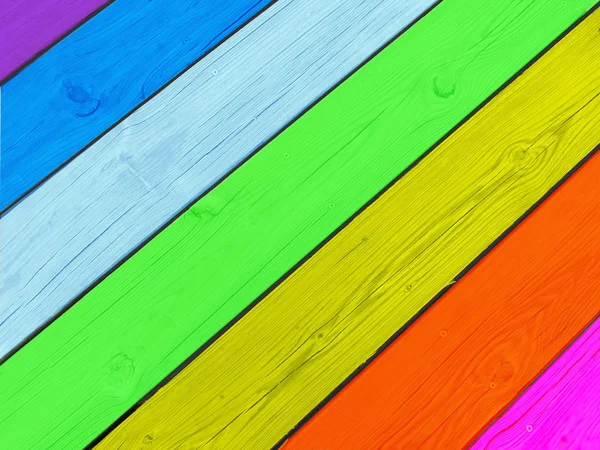 Colorful boardwalk texture — Stock Photo, Image