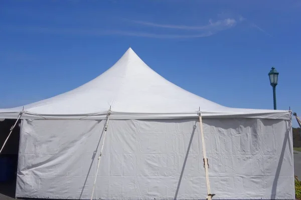 Large White Events Party Tent — Stock Photo, Image