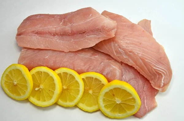 Fresh Raw Tuna Steaks Stock Image