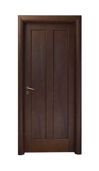 Porta di legno scuro — Foto Stock