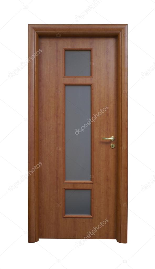 Door with a glass