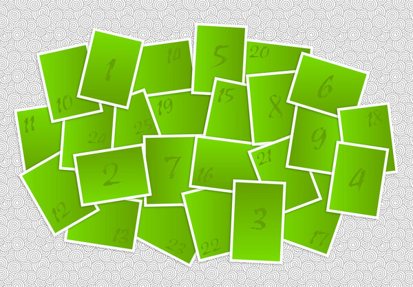 Vector Photo frame set