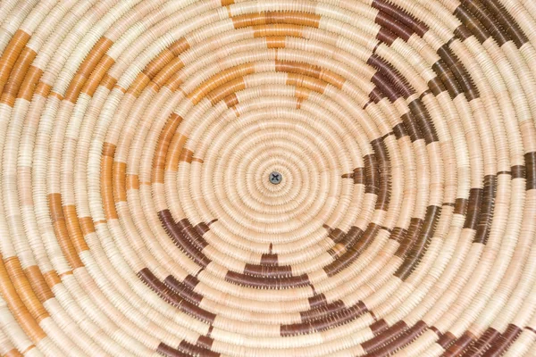 Patrón de tejido de cesta circular —  Fotos de Stock