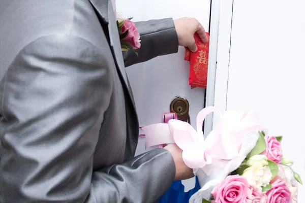 Alfândega casamento chinês — Fotografia de Stock