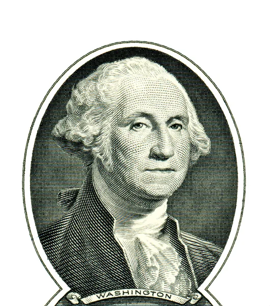 George Washington em um dólar — Fotografia de Stock