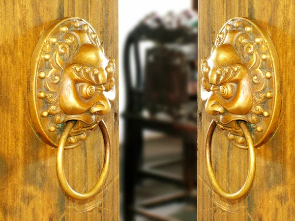 Old chinese door — Stock Photo, Image