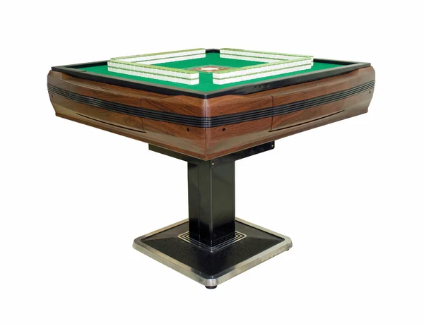 Automatic mahjong table with clipping path — Stock Photo, Image