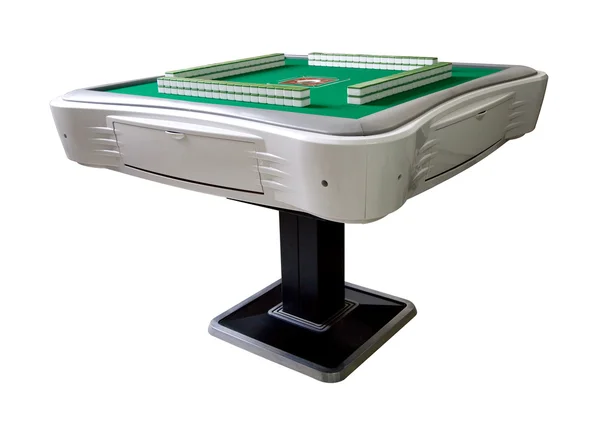 Automatische mahjong tabel met uitknippad — Stockfoto