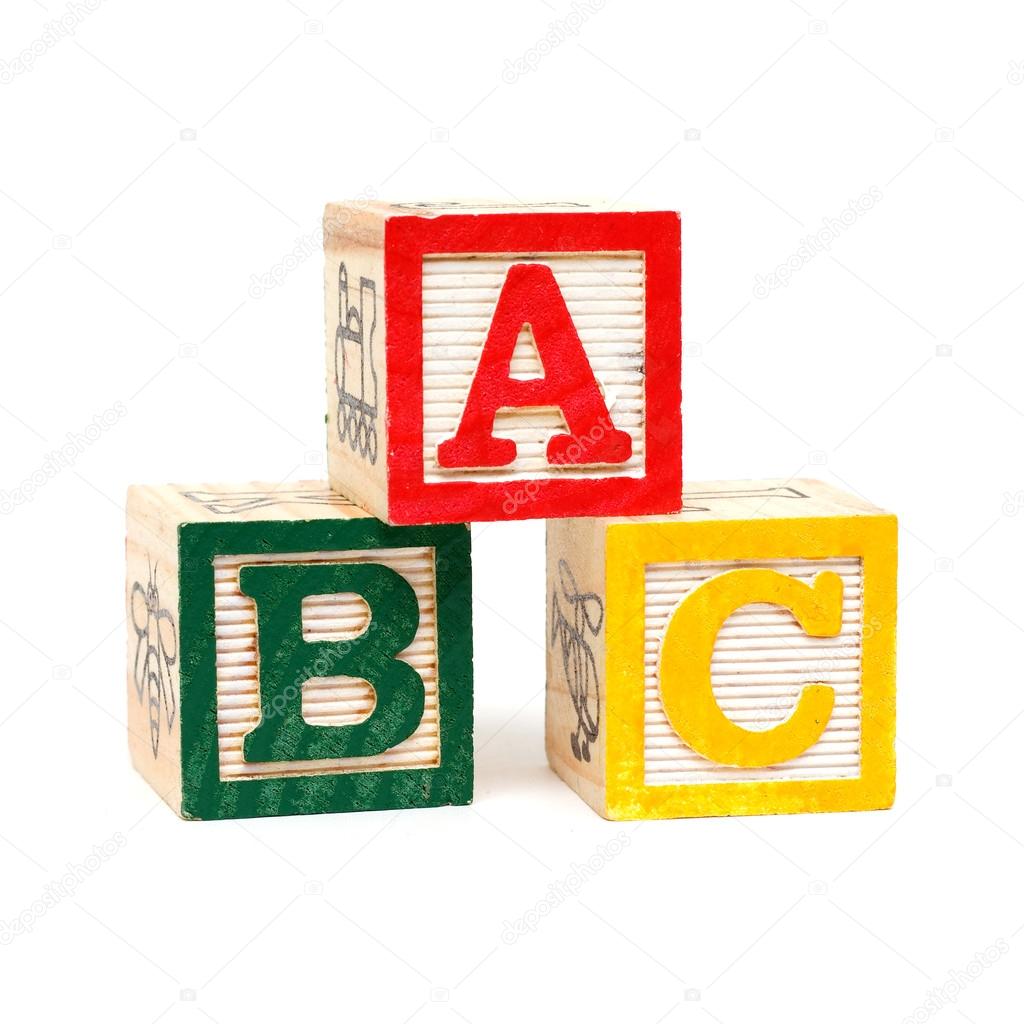 Wooden Alphabet Blocks