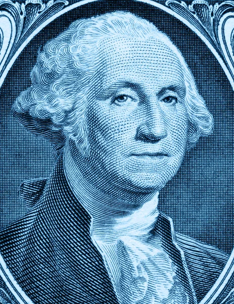 George Washington em um dólar — Fotografia de Stock