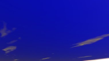 blue sky and clouds very fast motion 3d rendering