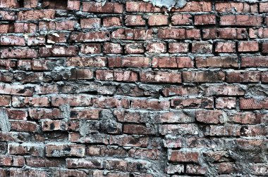 Eski tuğla duvar