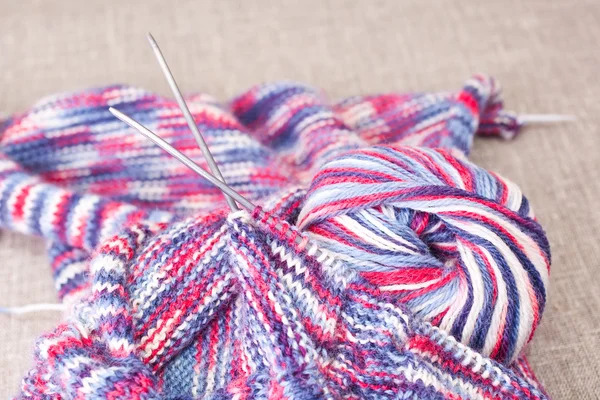 スポークと編み物 — ストック写真