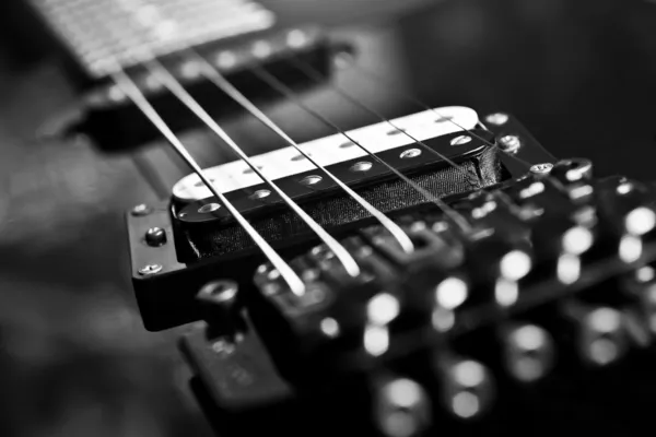 Електричні гітари струни Стокове Фото