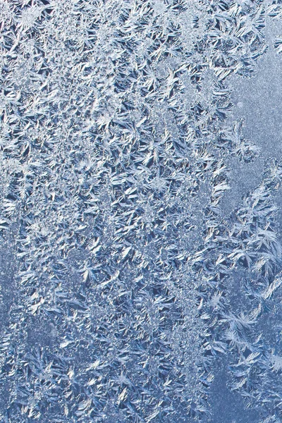Текстура мороза на стекле — стоковое фото