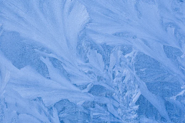 质地的玻璃上的霜 — 图库照片
