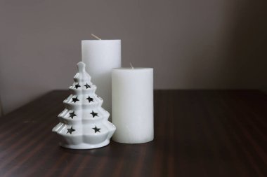 Noel modern minimalist organik ev dekorasyonu.