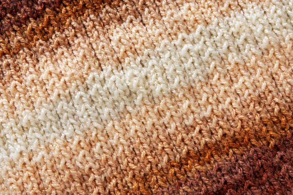 Großes Strickgarn Mit Gradienten Effekt Melange Textur Textil Makromuster Hintergrund — Stockfoto