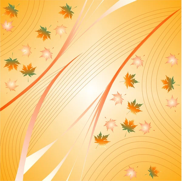 Fondo de otoño — Vector de stock