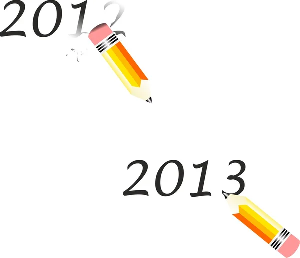 Felice anno nuovo 2013 — Vettoriale Stock
