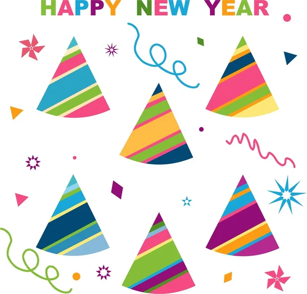 Happy new year, — Stock Vector